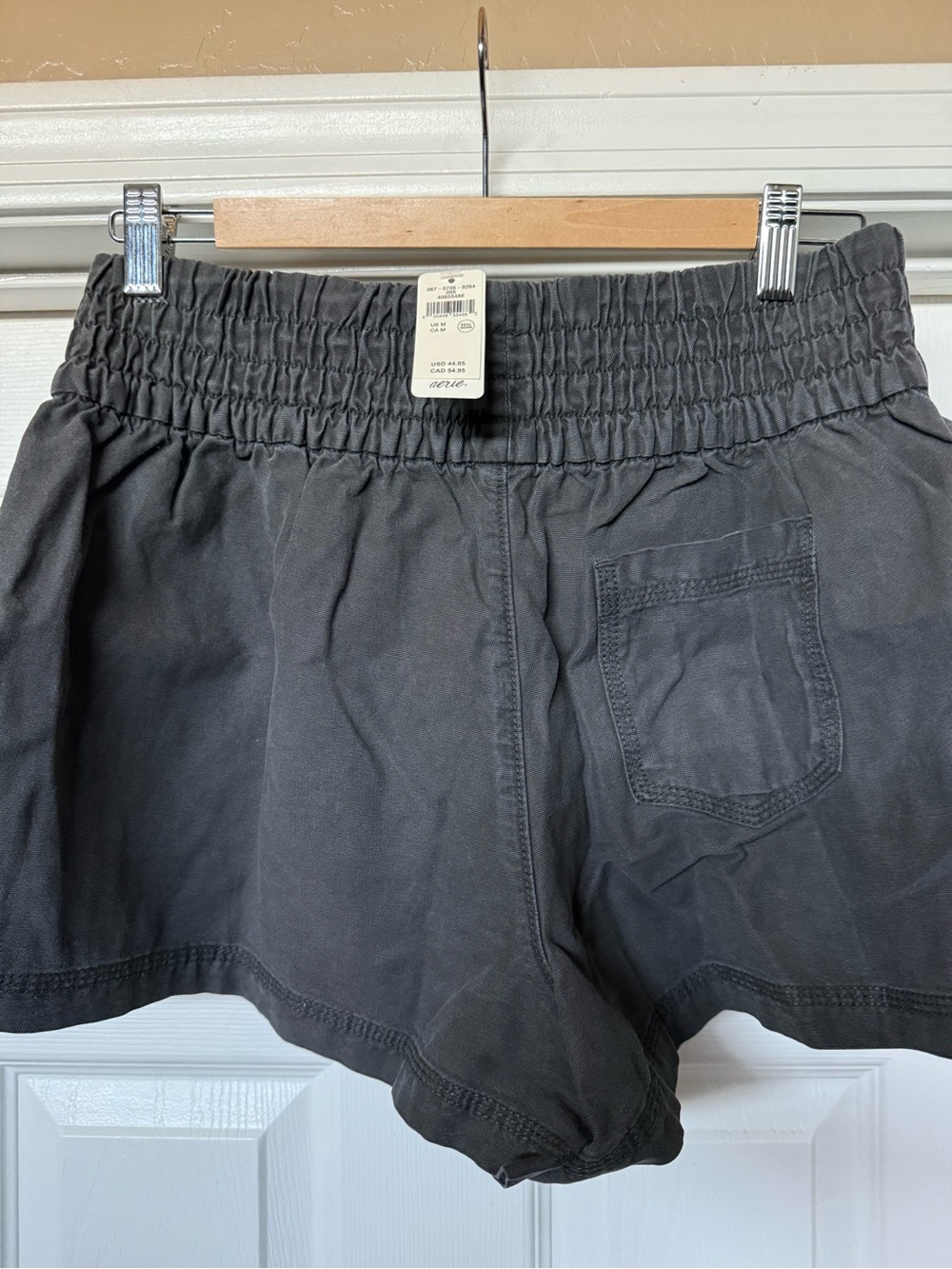 Women's aerie Elastic Waist dark gray Casual Shorts